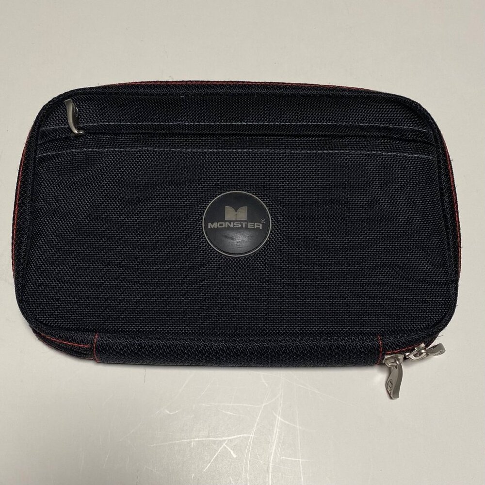 Monster Cable & Tech Organizer Wallet in Black Nylon